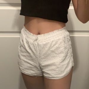 white shorts